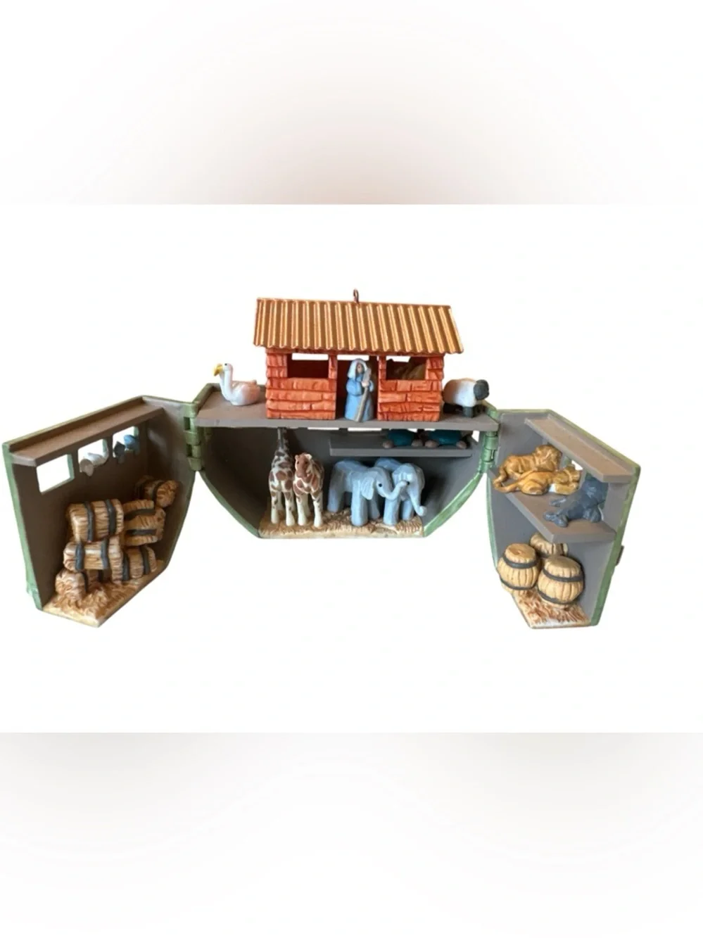 Hallmark Keepsake NOAH’S ARK 2003 Christmas Holiday Ornament Vtg